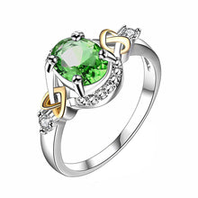 Load image into Gallery viewer, Alloy Engagement Ring with Crystal