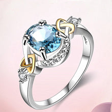 Load image into Gallery viewer, Alloy Engagement Ring with Crystal