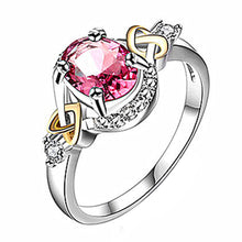 Load image into Gallery viewer, Alloy Engagement Ring with Crystal